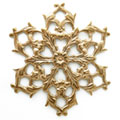 透かし 雪 結晶 座金