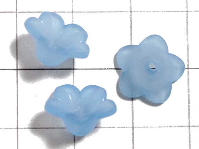 CS289FM　アクリルフラワー　１２ｍｍ　水色　５個セット