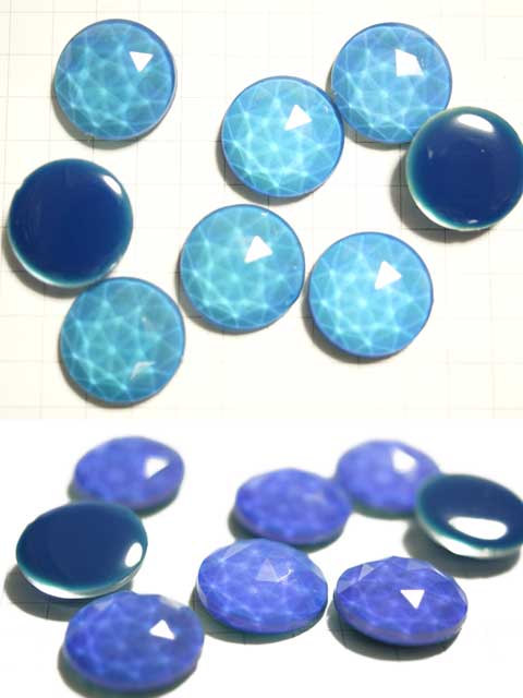 CS572FM　１４ｍｍ　アクリルカボション　サーモ　模様入