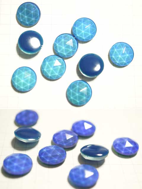 CS573FM　１２ｍｍ　アクリルカボション　サーモ　模様入