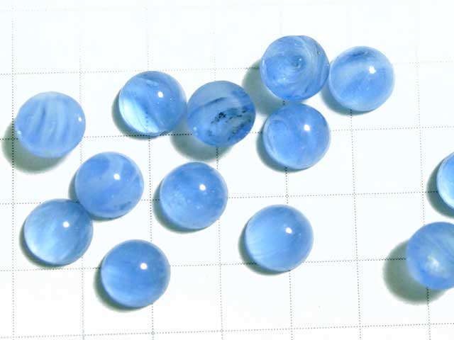 CS617JJ　５ｍｍ　グラスカボ　Ｌｔサファイア縞