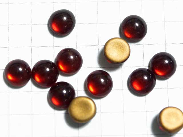 CS624JJ　６ｍｍ　グラスカボ　ルビー