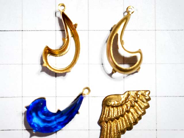 MF587JJ　１７×１０　ホーンシェイプセッティング　真鍮