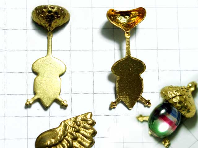 MF766JJ　８×６　どんぐりセッティング　真鍮