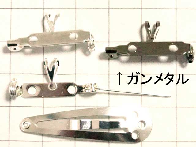 MS222FM　ブローチピン＆ペントップ　銀