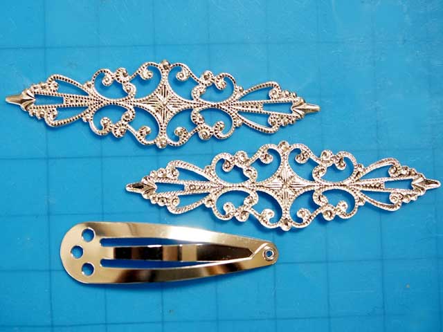 MS232FM　フィリグリー　細長ひし形　銀