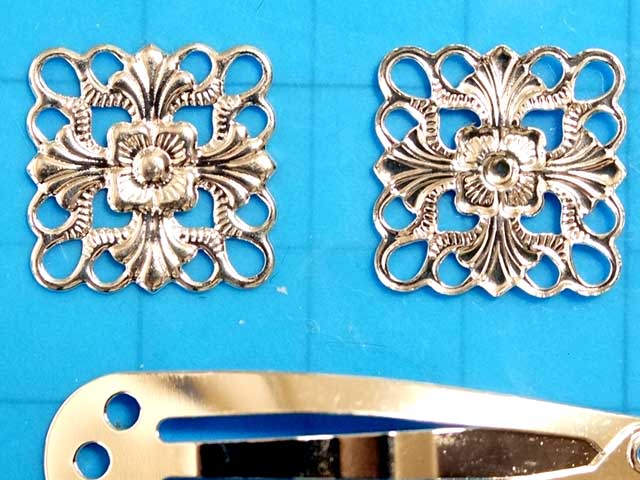 MS233FM　フィリグリー　小スクエア　銀