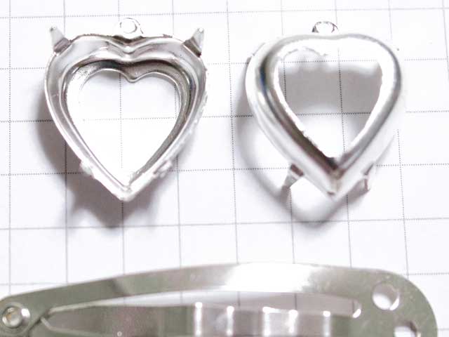 MS285JJ１５ｍｍ　ハートシェイプセッティング　１カン　銀