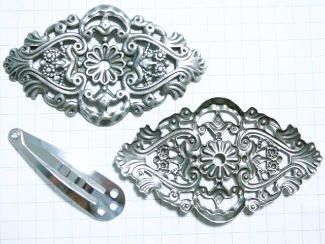 MS297FM　フィリグリー　菱形　銀古美