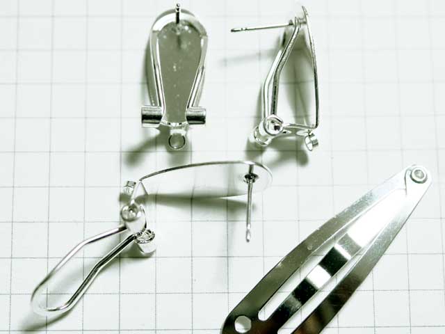 MS303EV　フラメンコピアス　１カン　クリップ式ピアス＆イヤリング　銀