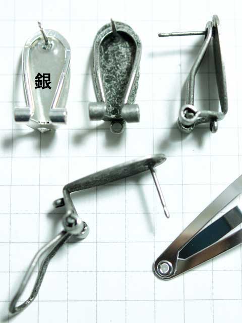 MS318EV フラメンコピアス 1カン クリップ式ピアス&イヤリング 銀古美