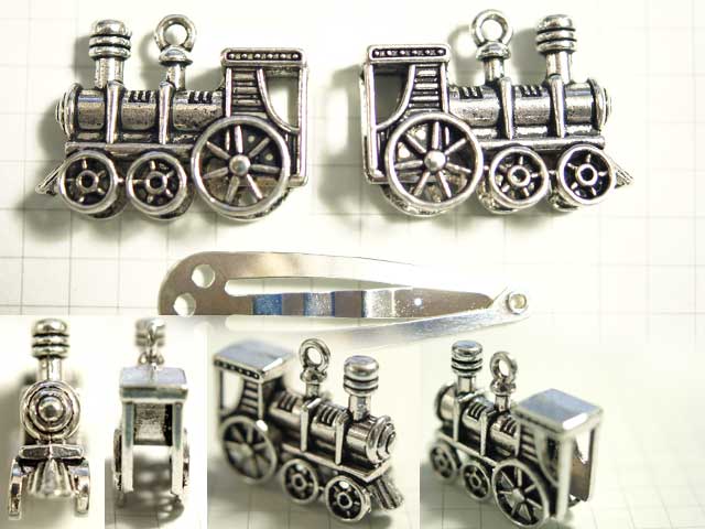 MS413FM　チャーム　機関車　銀古美