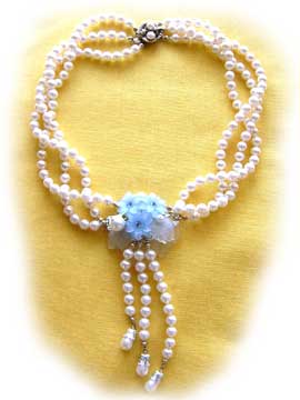 PNC01J　３連パールのパリュール