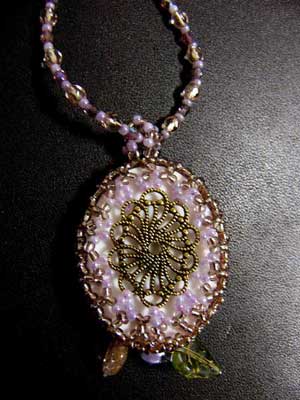 PO03CUS　猫カメオのバッグチャーム