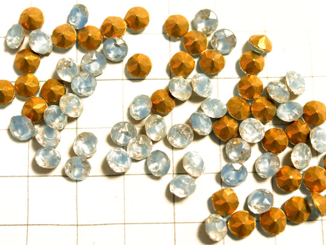 RR207JJ　２４ＳＳ　ラウンド　サファイアギブレ　２個セット