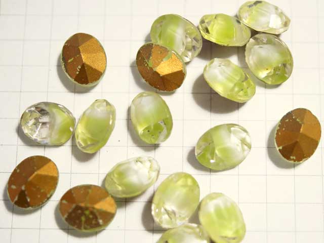 SOV05JJ　１０×８　オーバル　ペリドット＆ホワイトギブレ