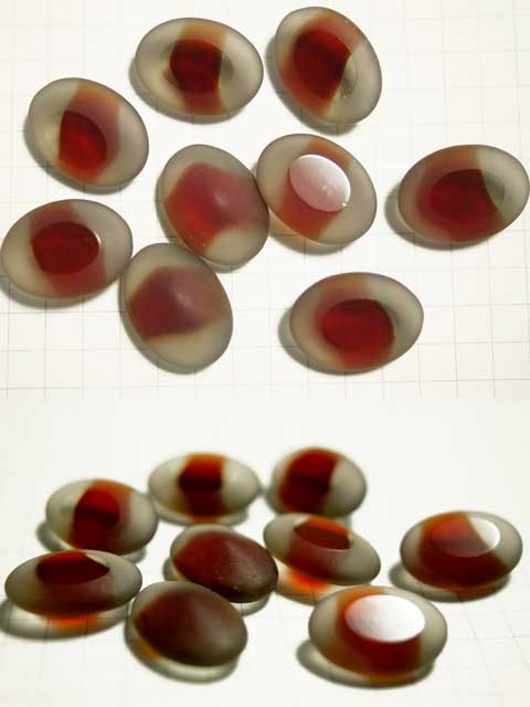 SOV09JJ　１８×１３　オーバル　メフィスト　レッド＆ＢＤ