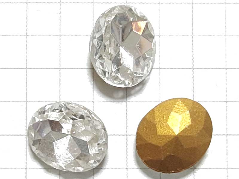 SOV60MR １２×１０　彫りオーバル　クリア　