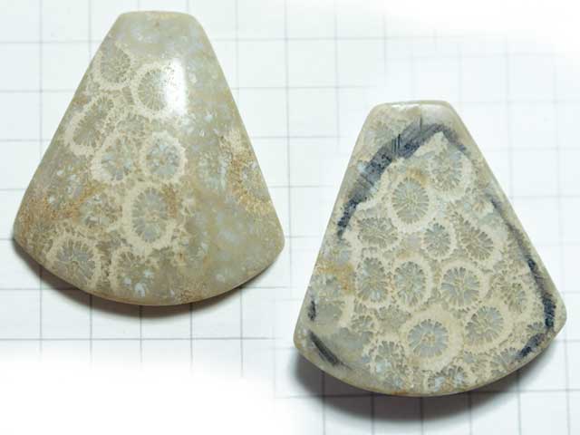 STK163T２９．２×２６．８　台形　コーラルアゲート