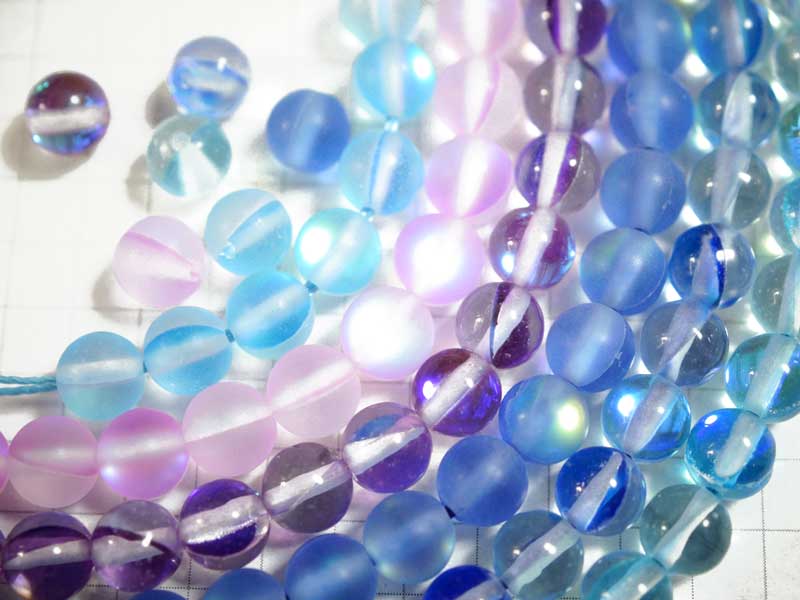 BG15SFMP　グラスビーズ　６ｍｍ　アイリス　全色セット