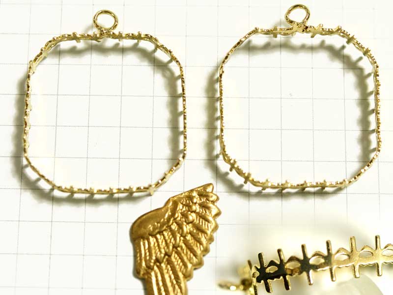 MH069FM　２４ｍｍ　スクエアオクタゴン　両面爪枠　金