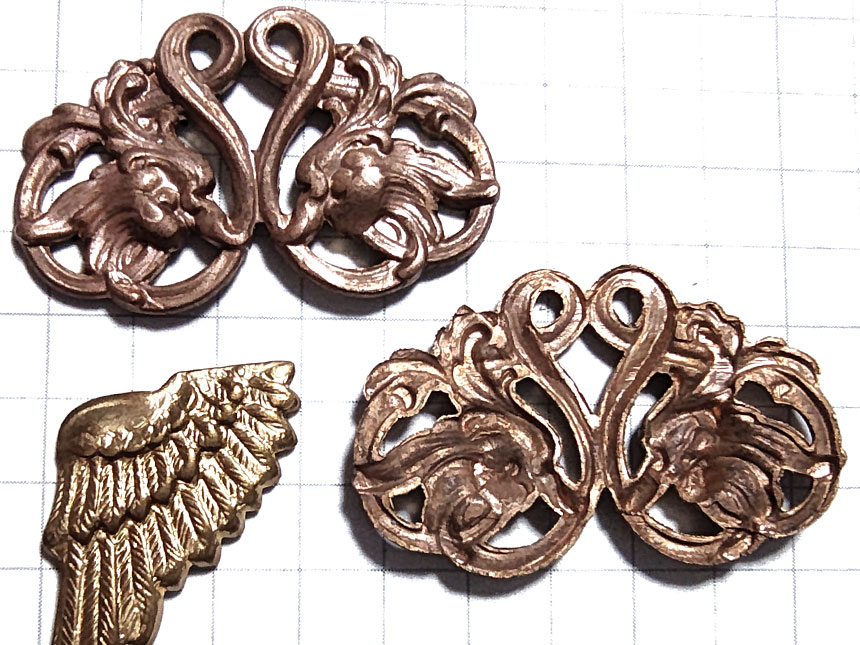 MH113JJ　スタンピング　対称紋　真鍮