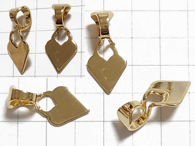 MH213FM　貼り付け用バチカン　ダイヤ型　金