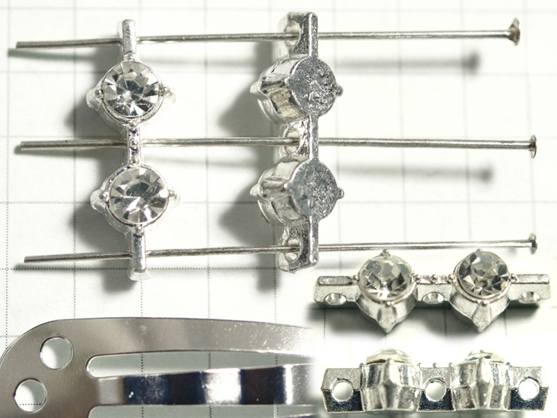 MS457FM　連バー　ストーン付　３カン　銀