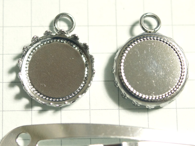 MS463FM　１２ｍｍ　ラウンド　１カンクラウン枠　ＣＢ　銀