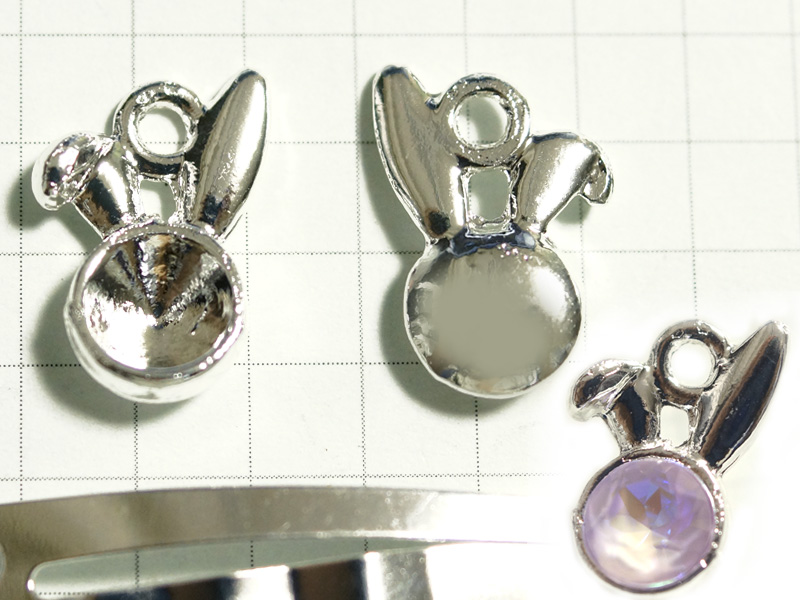 MS464FM　ＳＳ２９　ラウンドセッティング　兎耳　銀