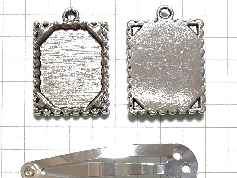 MS508FM　チャーム　フォトフレーム　銀古美