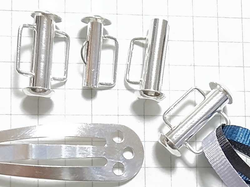 MS521FM　スライド式クラスプ　８ｍｍ幅　銀