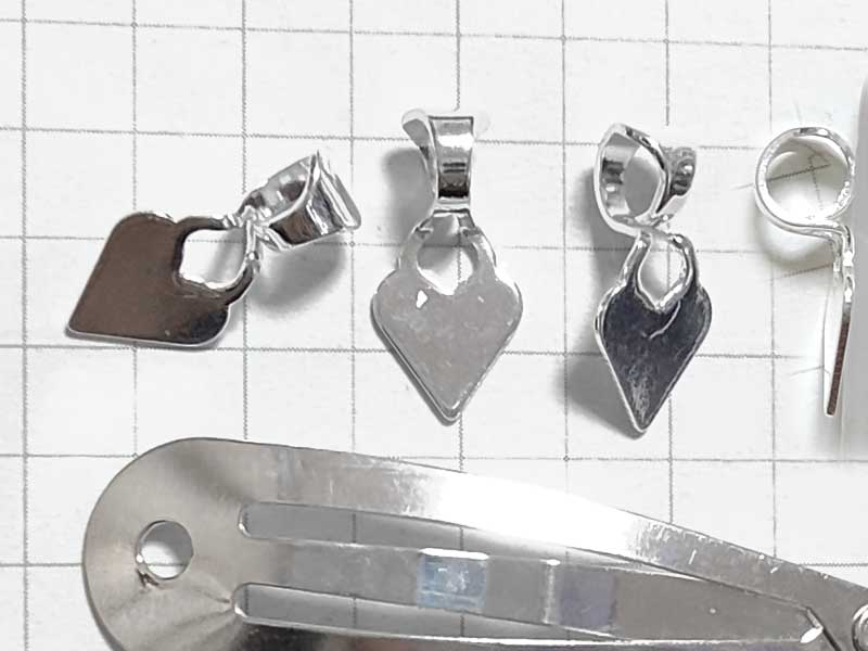 MS524JJ　貼り付け用バチカン　ダイヤ型　銀