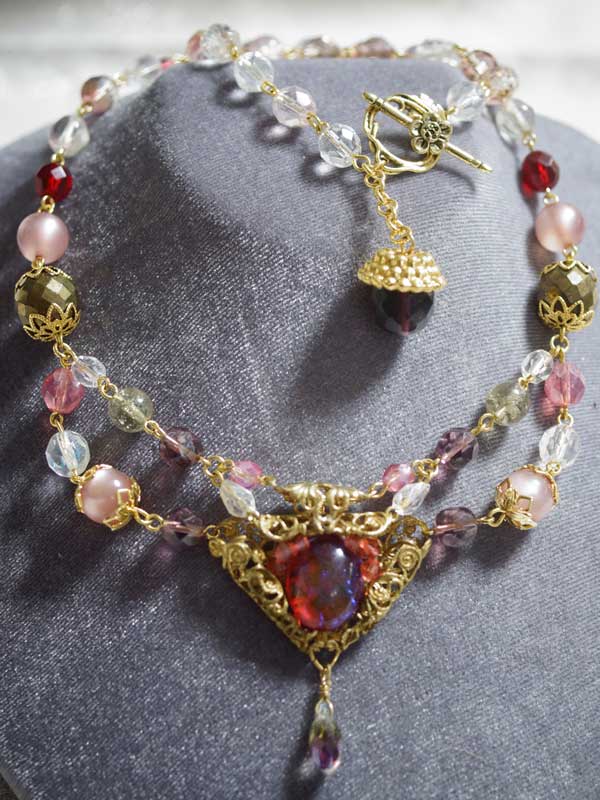 MU34NUS　メキシカンオパールのネックレス