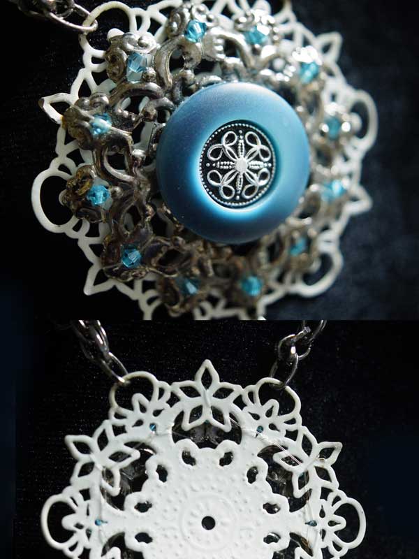 MU37NUS　飾りボタンのペンダント