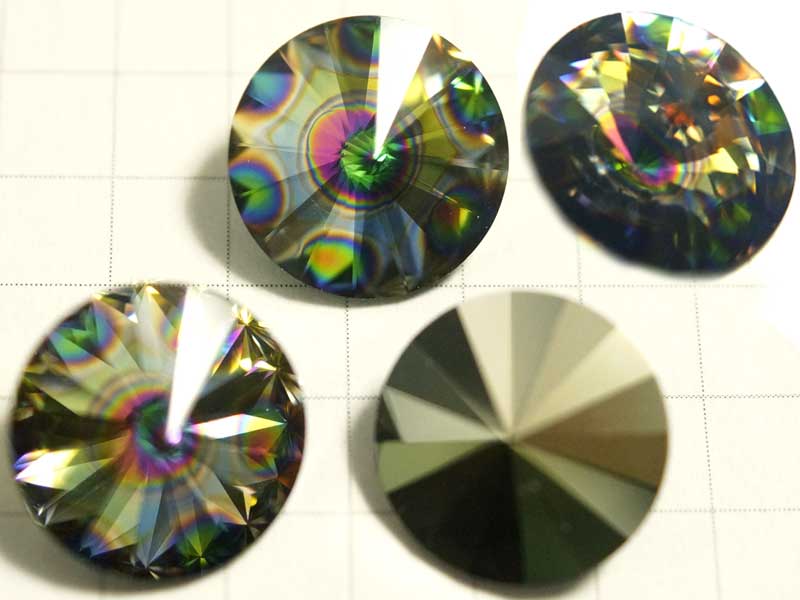 RR340FM　５２ＳＳ（１２ｍｍ）　クリスタルリヴォリ　ピーコック