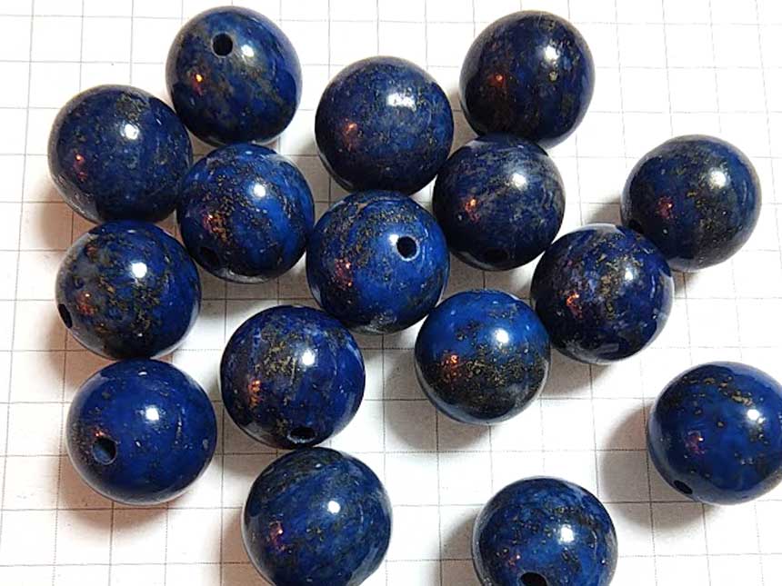 ST203HA　ラピスラズリ　ビーズ珠