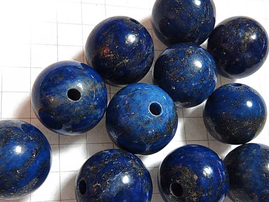 ラピスラズリ　天然石ビーズ