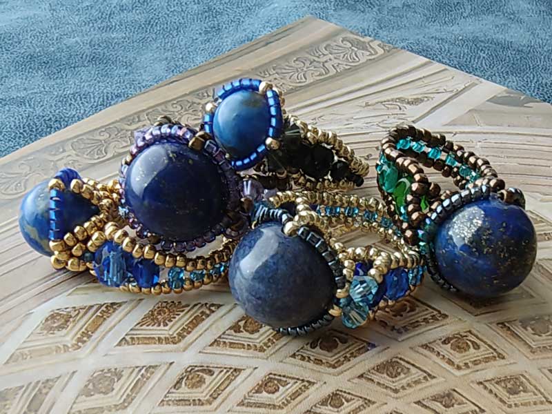 URR001S ビーズリング ラピスラズリ